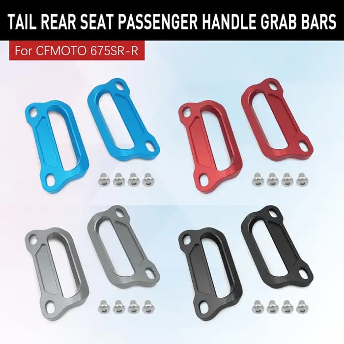 Accessoires Moteur pour 675SR-R 675 SR-R 675SR R 675SRR Poignées de maintien arrière CNC pour passager Pièce de moto