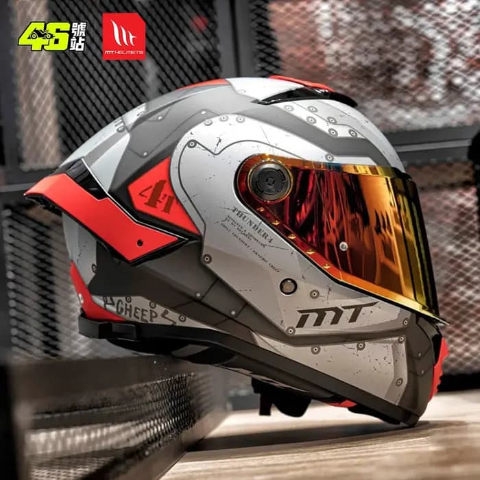 Casque de moto intégral avec visière transparente, homologué DOT et ECE, système de ventilation pour la course sur route et le tourisme