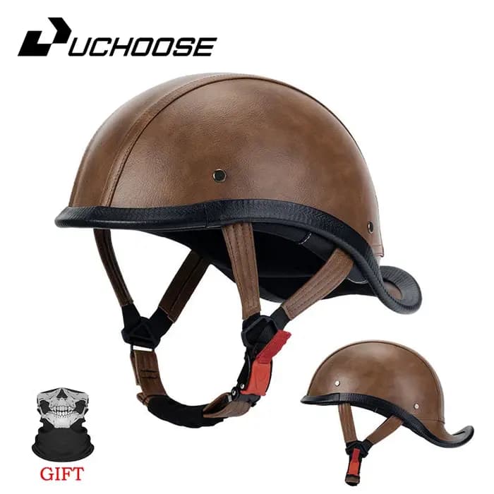 Demi-casque De Moto rétro