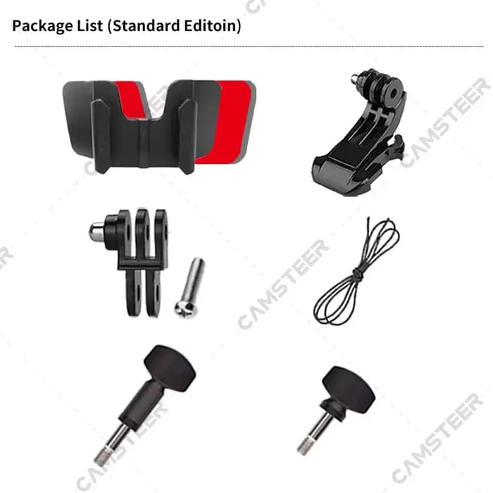 Shark Spartan GT – support de menton pour casque de moto personnalisé, pour GoPro12 11 10 9 Insta360