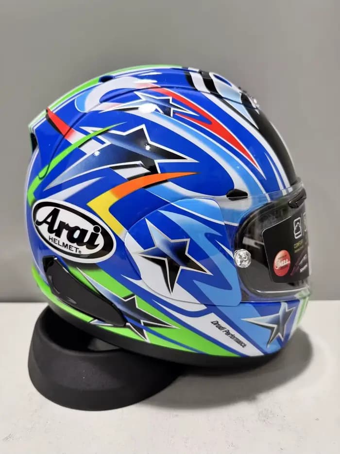 Casque de moto intégral rx7x jian Nakano Green